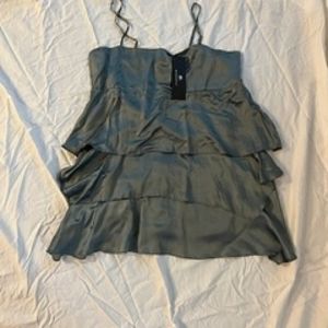 Silk layered tank